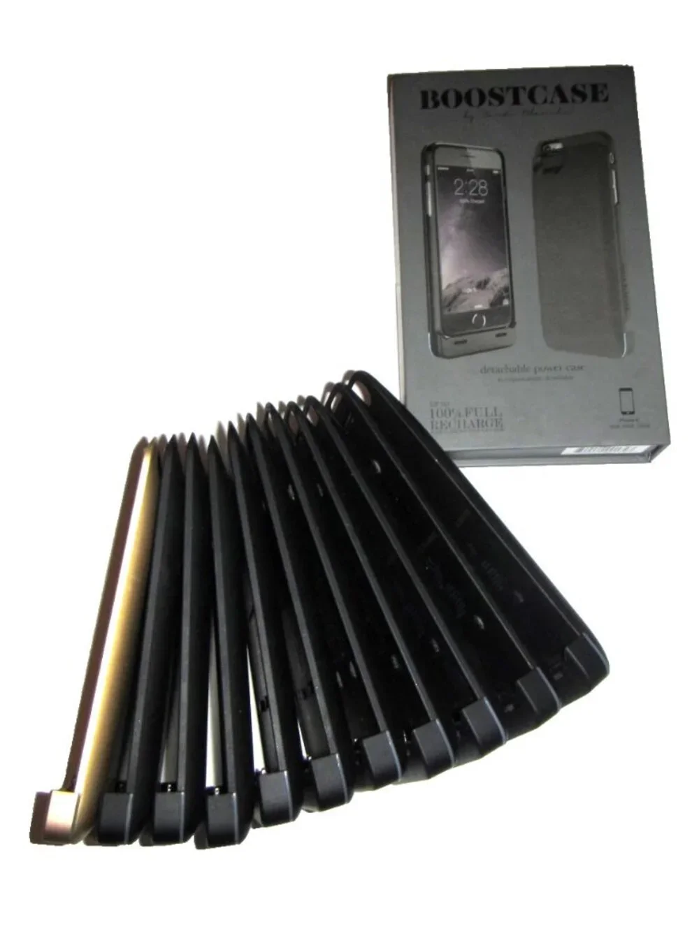 Boostcase iPhone 6 Battery Case, Lot of 11 Black Gold Carte Blanche